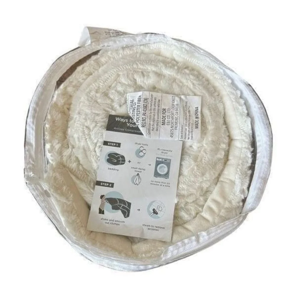 Madison Park MP10-5059 Arya Medallion Ultra Plush Comforter Mini Set - Ivory, Ki